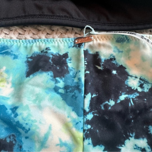 PINK by Victoria Secret NEW Swim Bikini Set Top & Bottom Blue Tie Dye Sz XXL - Picture 7 of 9